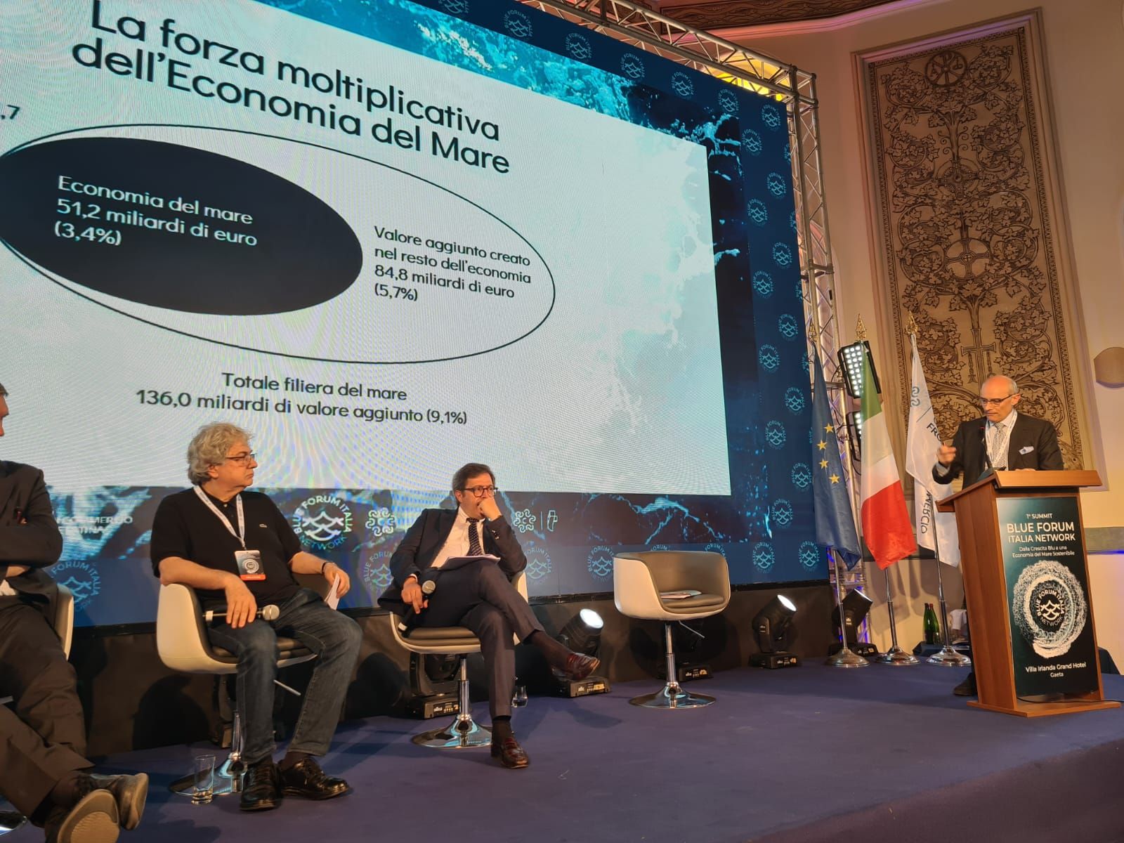 Blue Forum Italia Network presentazione del X Rapporto Nazionale sull'Economia del Mare a cura del Centro Studi Tagliacarne