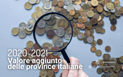 Valore Aggiunto delle province italiane 2020-2021 Analisi del Centro Studi Tagliacarne e Unioncamere