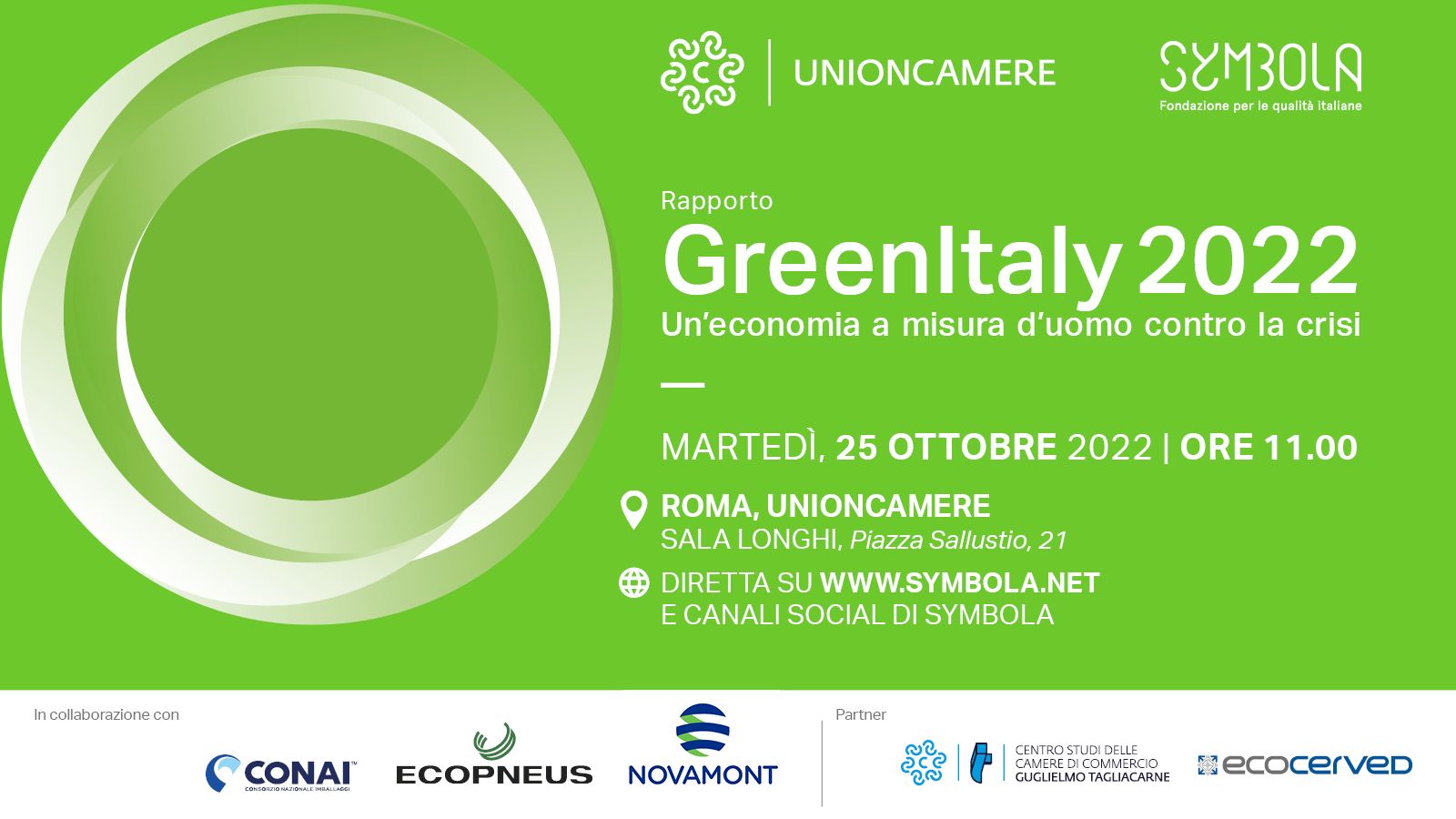 Greenitaly 2022 - presentazione rapporto Centro Studi Tagliacarne