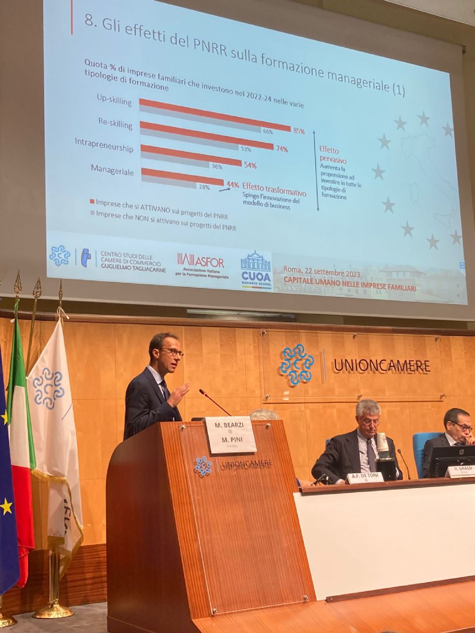 Marco Pini senior economist del Centro Studi Tagliacarne presenta i risultati della ricerca_4