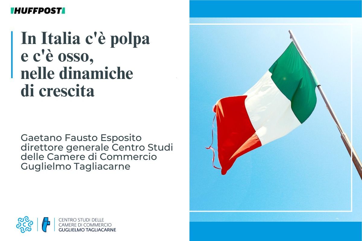 Screenshot di una parte dell'articolo di Gaetano Fausto Esposito, direttore generale del Centro Studi Tagliacarne, pubblicato sull'Huffpost online