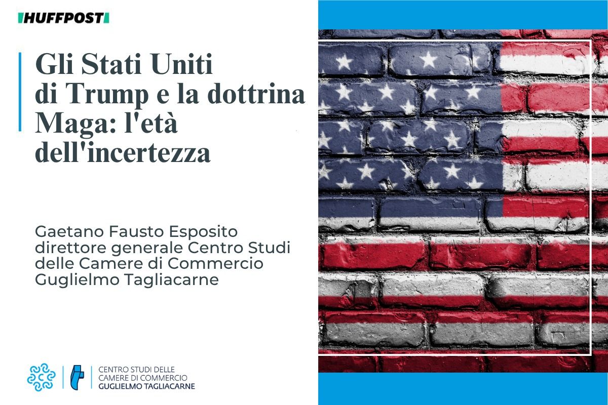 Screenshot del titolo dell'articolo e sullo sfondo un'immagine della bandiera degli USA