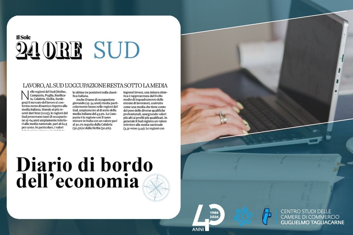 Screenshot del titolo dell'articolo con immagine a tema occupazione sullo sfondo
