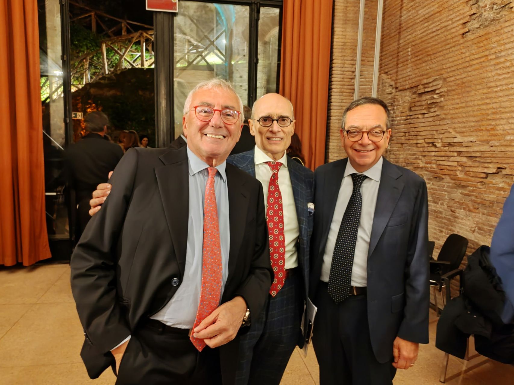 In foto da sinistra Andrea Prete, Gaetano Fausto Esposito e Giuseppe Tripoli