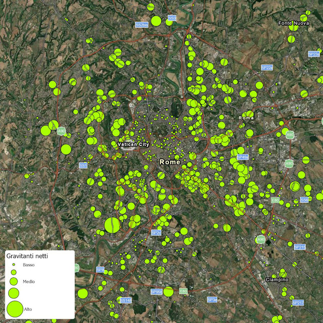 Mappa potenziale netto